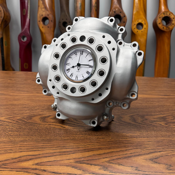 Hawker Beechcraft 1900D 14 Shot Airplane Propeller Hub Desk | Wall Clock