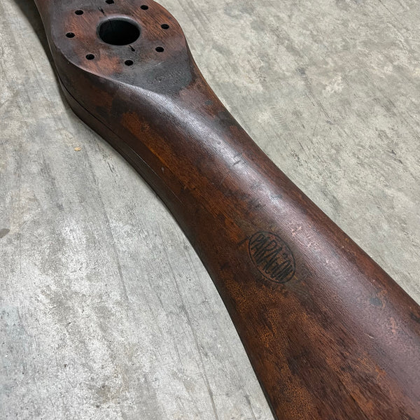 72” 1918 Paragon 6FT Scimitar Wooden Wood Antique Airplane Propeller