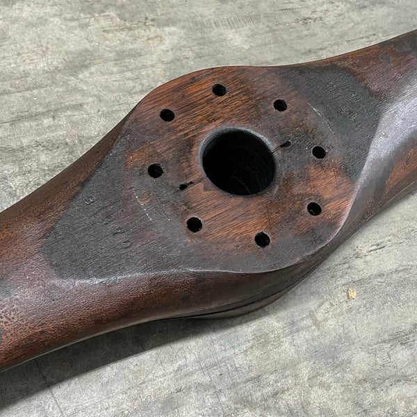 72” 1918 Paragon 6FT Scimitar Wooden Wood Antique Airplane Propeller