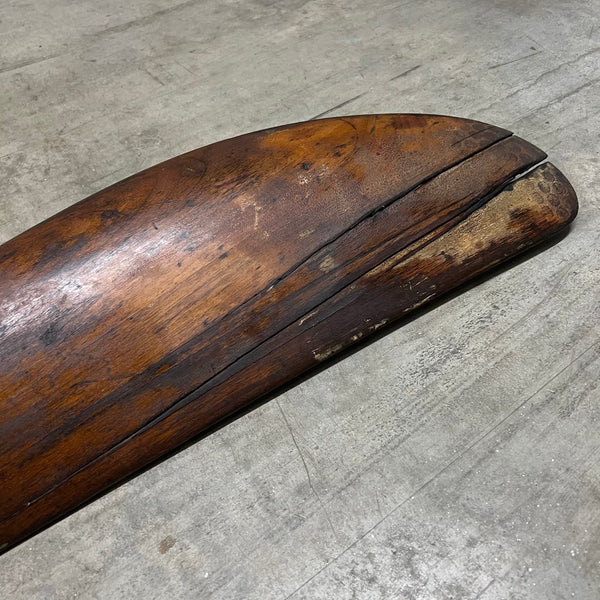 72” 1918 Paragon 6FT Scimitar Wooden Wood Antique Airplane Propeller