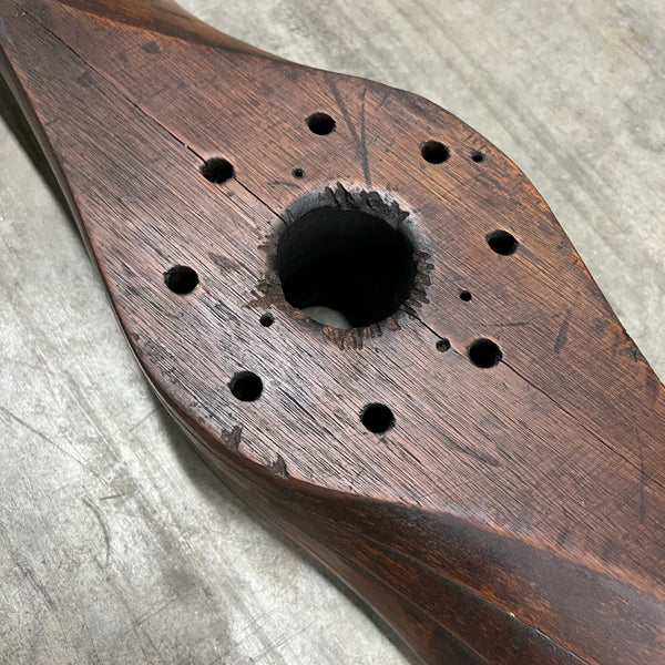 72” 1918 Paragon 6FT Scimitar Wooden Wood Antique Airplane Propeller