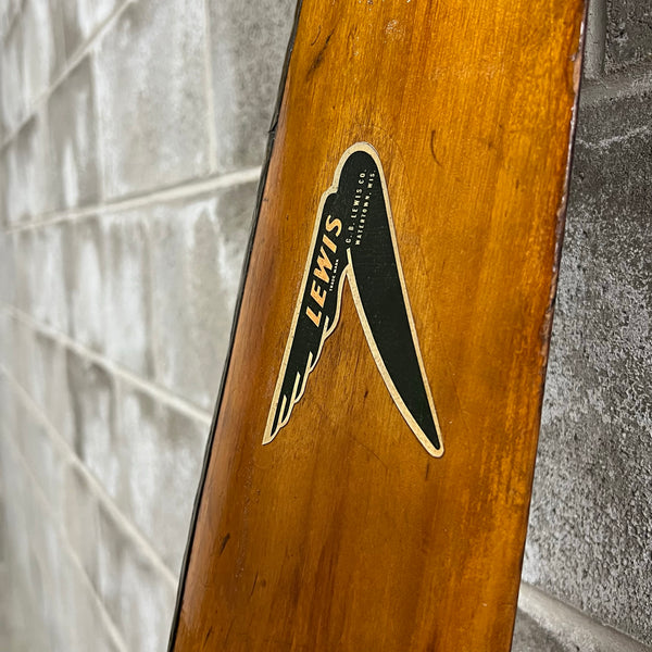 70" 1940s GB Lewis Co Aeronca Piper Luscombe Wooden Airplane Propeller