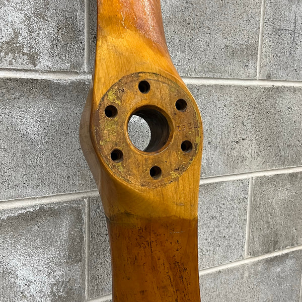 70" 1940s GB Lewis Co Aeronca Piper Luscombe Wooden Airplane Propeller