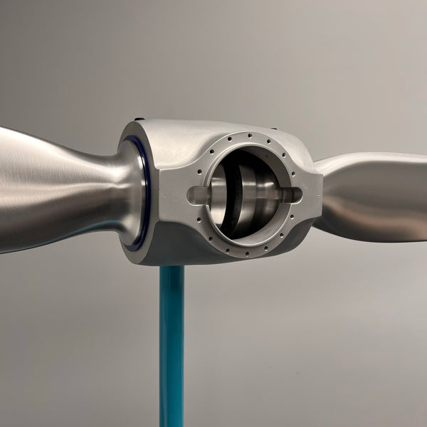 2-Bladed McCauley Cessna 70" Brushed Aluminum Airplane Propeller Wall Display