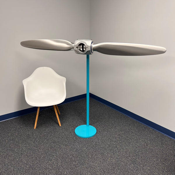 2-Bladed McCauley Cessna 70" Brushed Aluminum Airplane Propeller Wall Display