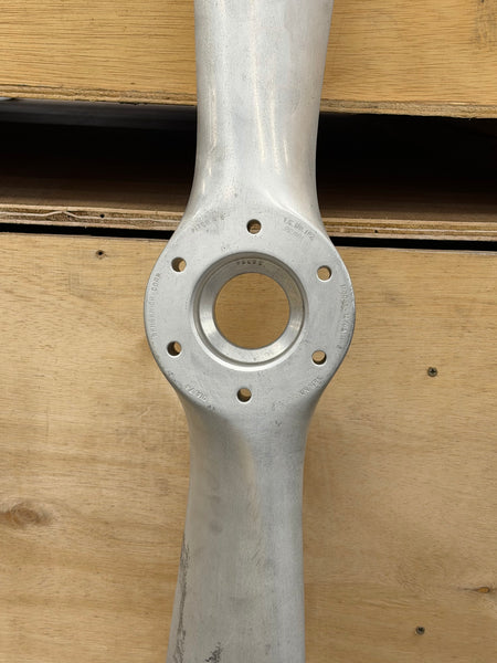 72" Piper PA-18 Super Cub Brushed Aluminum Fix-Pitch Airplane Propeller Wall Display