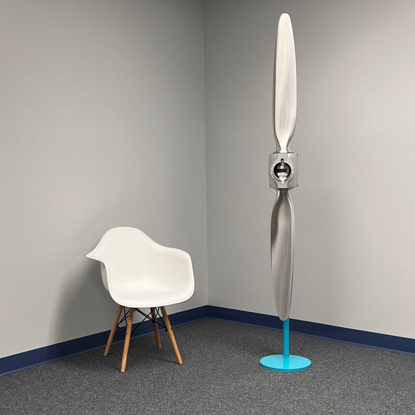 2-Bladed McCauley Cessna 70" Brushed Aluminum Airplane Propeller Wall Display