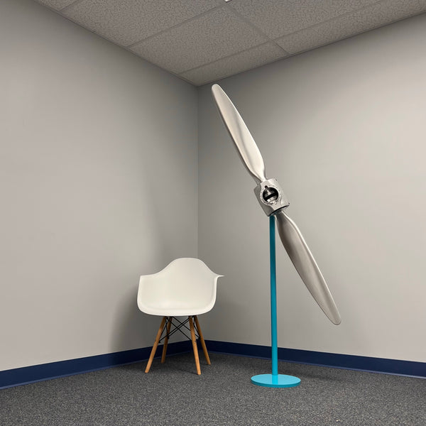 2-Bladed McCauley Cessna 70" Brushed Aluminum Airplane Propeller Wall Display