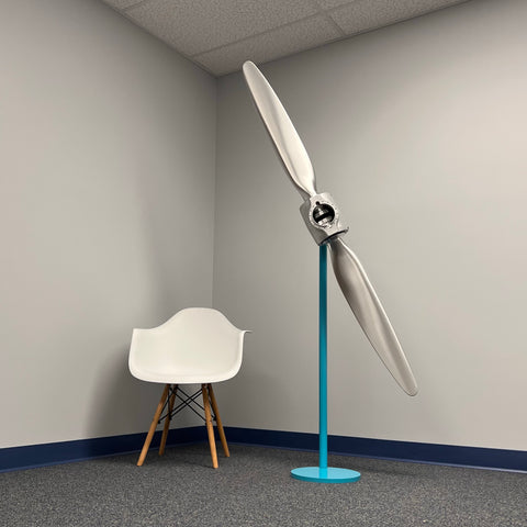 2-Bladed McCauley Cessna 70" Brushed Aluminum Airplane Propeller Wall Display