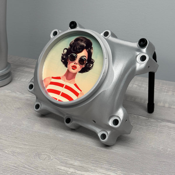 Cessna 172 Skyhawk Airplane Propeller Hub Aviation Art Table Desk Photo Frame