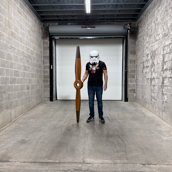 76" WWII Interstate L-6 Grasshopper US Propellers Inc Wooden Airplane Propeller