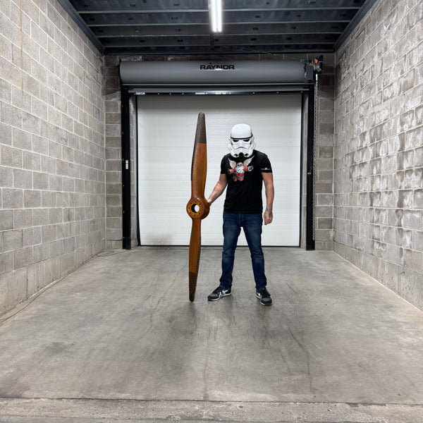 76" WWII Interstate L-6 Grasshopper US Propellers Inc Wooden Airplane Propeller