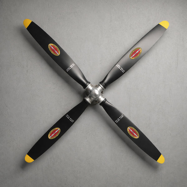 4-Bladed Hamilton Standard P-47 Thunderbolt WWII Warbird Mini aviation art Airplane Propeller Wall Blade Display