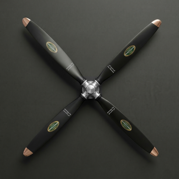 4-Bladed Hamilton Standard P-47 Thunderbolt WWII Warbird Mini aviation art Airplane Propeller Wall Blade Display