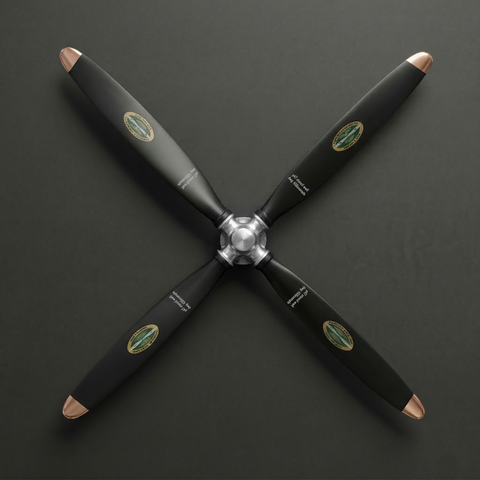4-Bladed Hamilton Standard P-47 Thunderbolt WWII Warbird Mini aviation art Airplane Propeller Wall Blade Display