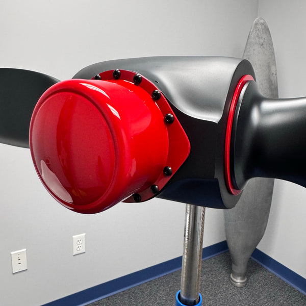 66" Black Tiger x American Ninja 2-Bladed Polished Metal Aviation Art Modern Airplane Propeller