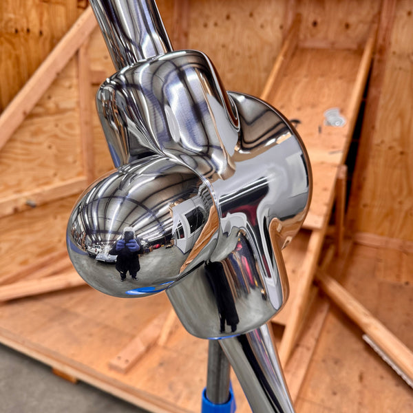 1950's Space Age 83" Experimental 2-Bladed Polished Helicopter Rotor Airplane Propeller