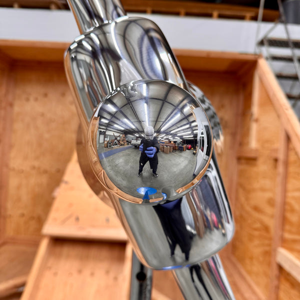 1950's Space Age 83" Experimental 2-Bladed Polished Helicopter Rotor Airplane Propeller