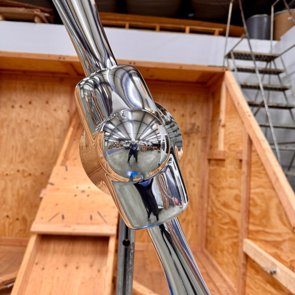 1950's Space Age 83" Experimental 2-Bladed Polished Helicopter Rotor Airplane Propeller