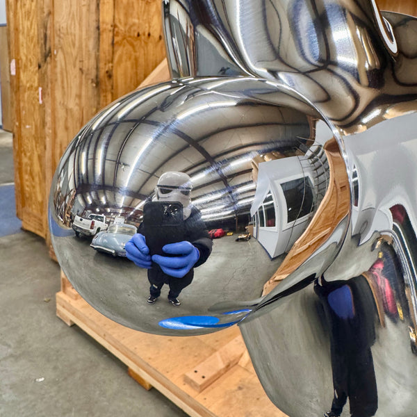 1950's Space Age 83" Experimental 2-Bladed Polished Helicopter Rotor Airplane Propeller