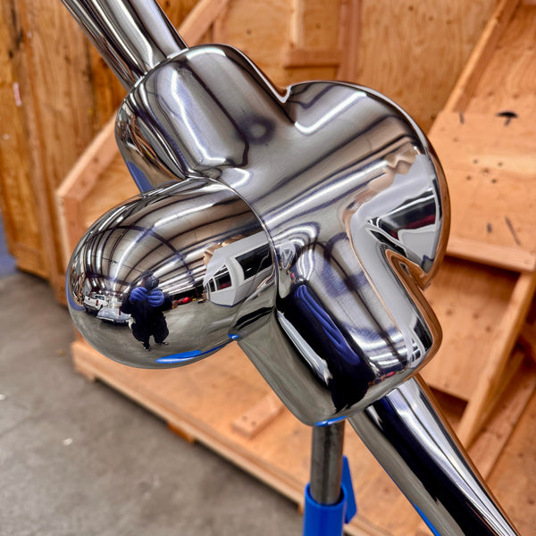 1950's Space Age 83" Experimental 2-Bladed Polished Helicopter Rotor Airplane Propeller