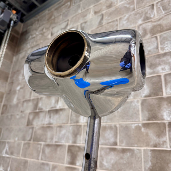 1950's Space Age 83" Experimental 2-Bladed Polished Helicopter Rotor Airplane Propeller