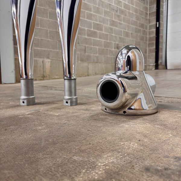 1950's Space Age 83" Experimental 2-Bladed Polished Helicopter Rotor Airplane Propeller