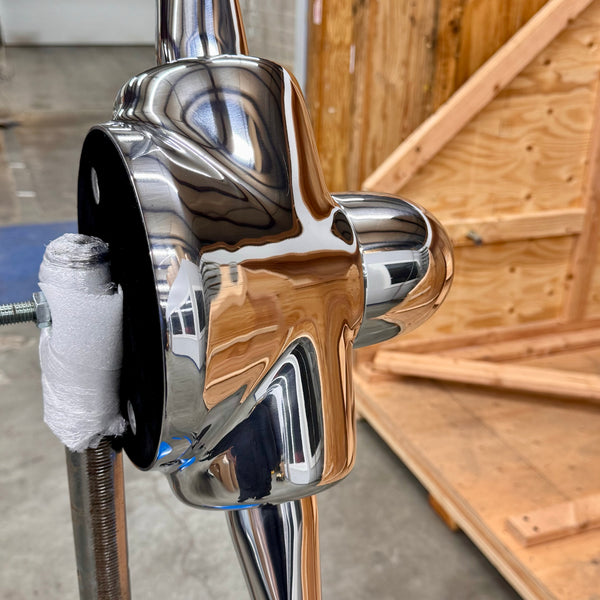 1950's Space Age 83" Experimental 2-Bladed Polished Helicopter Rotor Airplane Propeller