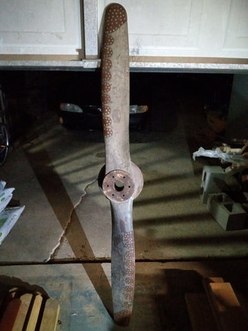 1920's 72 inch Hartzell Scallop Leading Edges Wooden Airplane Propeller