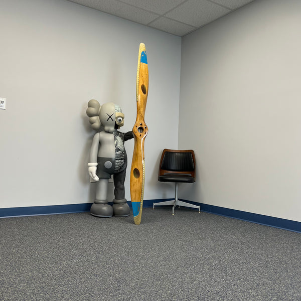 1930s Vintage Fahlin 74” LUSCOMBE 8 D585 Nicholas Beasley Wooden Airplane Propeller