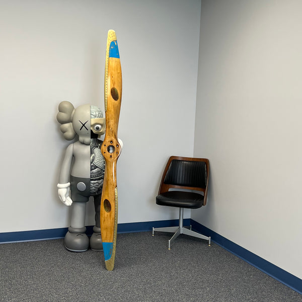 1930s Vintage Fahlin 74” LUSCOMBE 8 D585 Nicholas Beasley Wooden Airplane Propeller