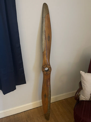 66" 1920's Paragon Design 10D Wooden Airplane Propeller