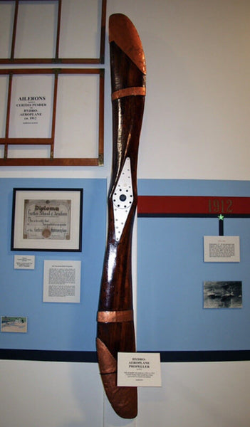 Antique 1911 Curtiss Pusher Model D Aircraft 92” Wooden Airplane Propeller