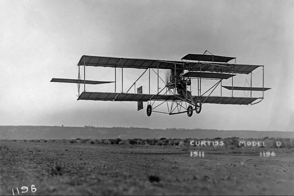 Antique 1911 Curtiss Pusher Model D Aircraft 92” Wooden Airplane Propeller