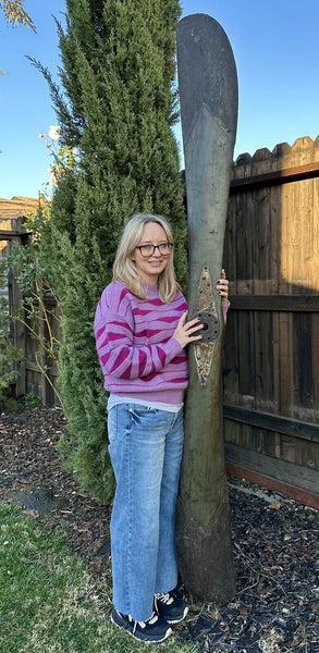 Antique 1911 Curtiss Pusher Model D Aircraft 92” Wooden Airplane Propeller