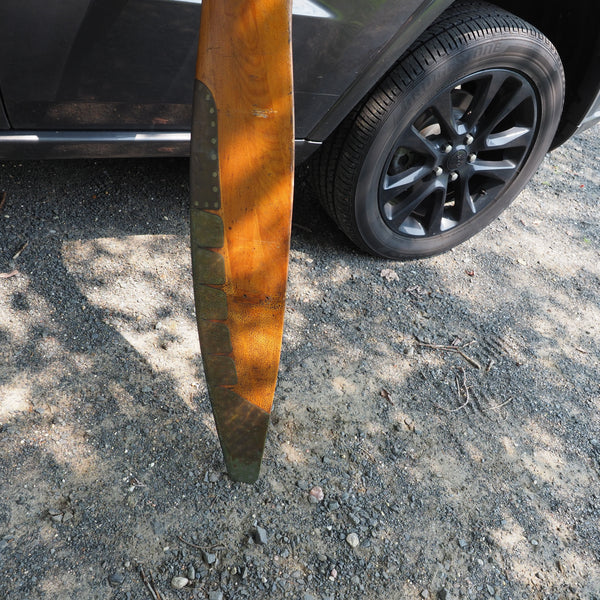 1920's Early Hartzell 80" Design 424 Scalloped Antique Wooden Wood Airplane Propeller