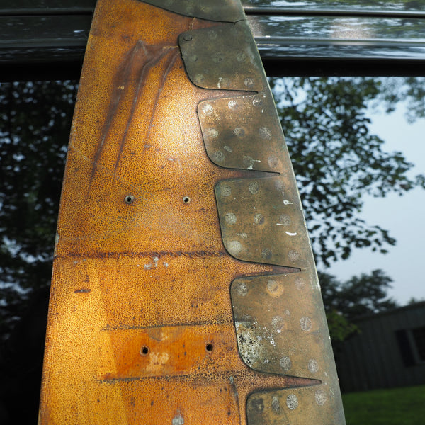 1920's Early Hartzell 80" Design 424 Scalloped Antique Wooden Wood Airplane Propeller