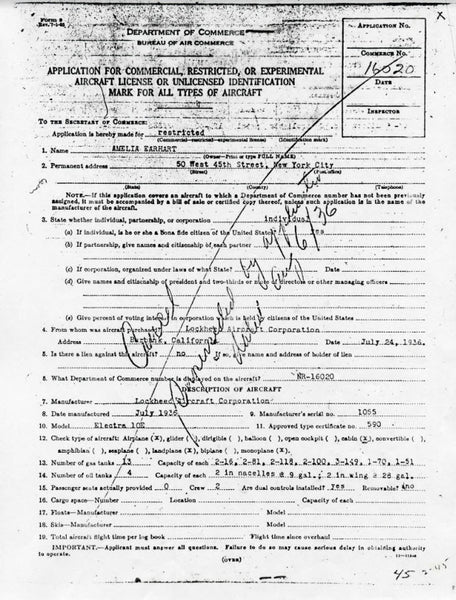 1930s Hamilton Standard Lockheed Electra 10E Special Amelia Earhart 6095A-6 Airplane Propeller Blade