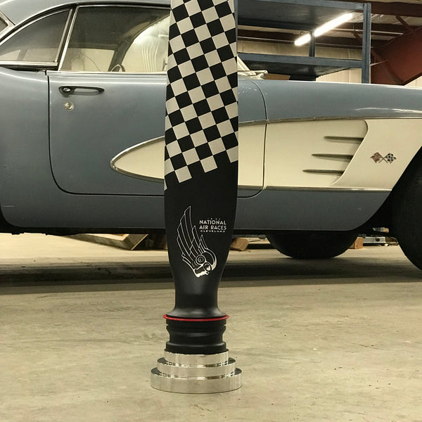 41" Custom 1932 Cleveland Air Races Championship Checkered Flag Airplane Propeller Trophy Blade