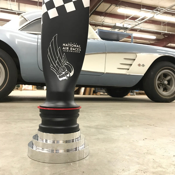 41" Custom 1932 Cleveland Air Races Championship Checkered Flag Airplane Propeller Trophy Blade