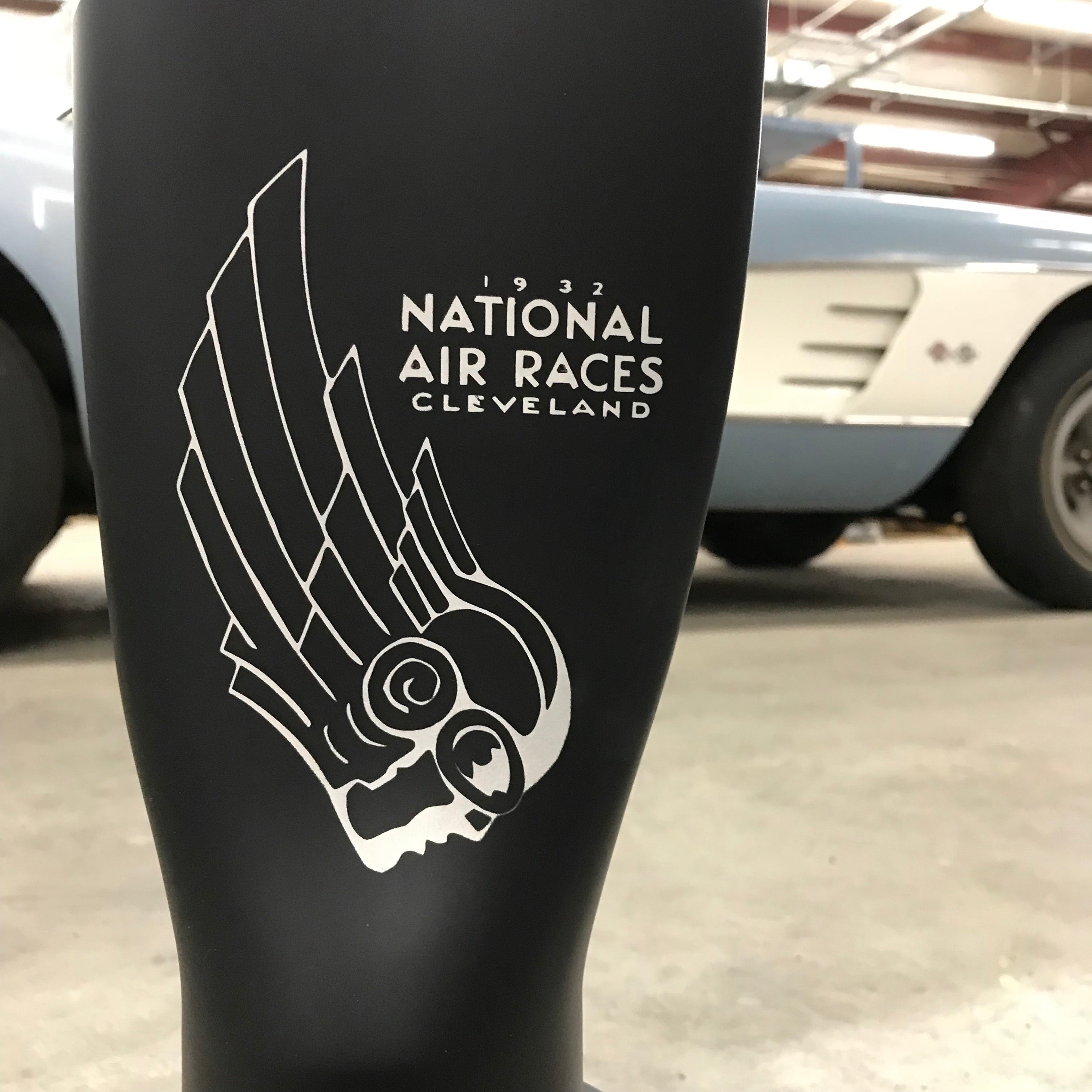 1932 Cleveland Air Race Checkered Flag Airplane Propeller Trophy Blade ...