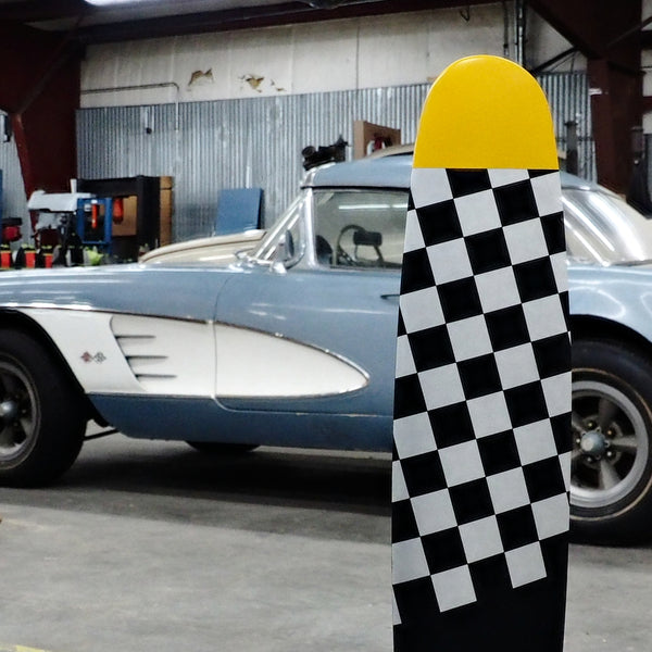 42" Custom 1938 Cleveland Air Races Championship Checkered Flag Airplane Propeller Trophy Blade