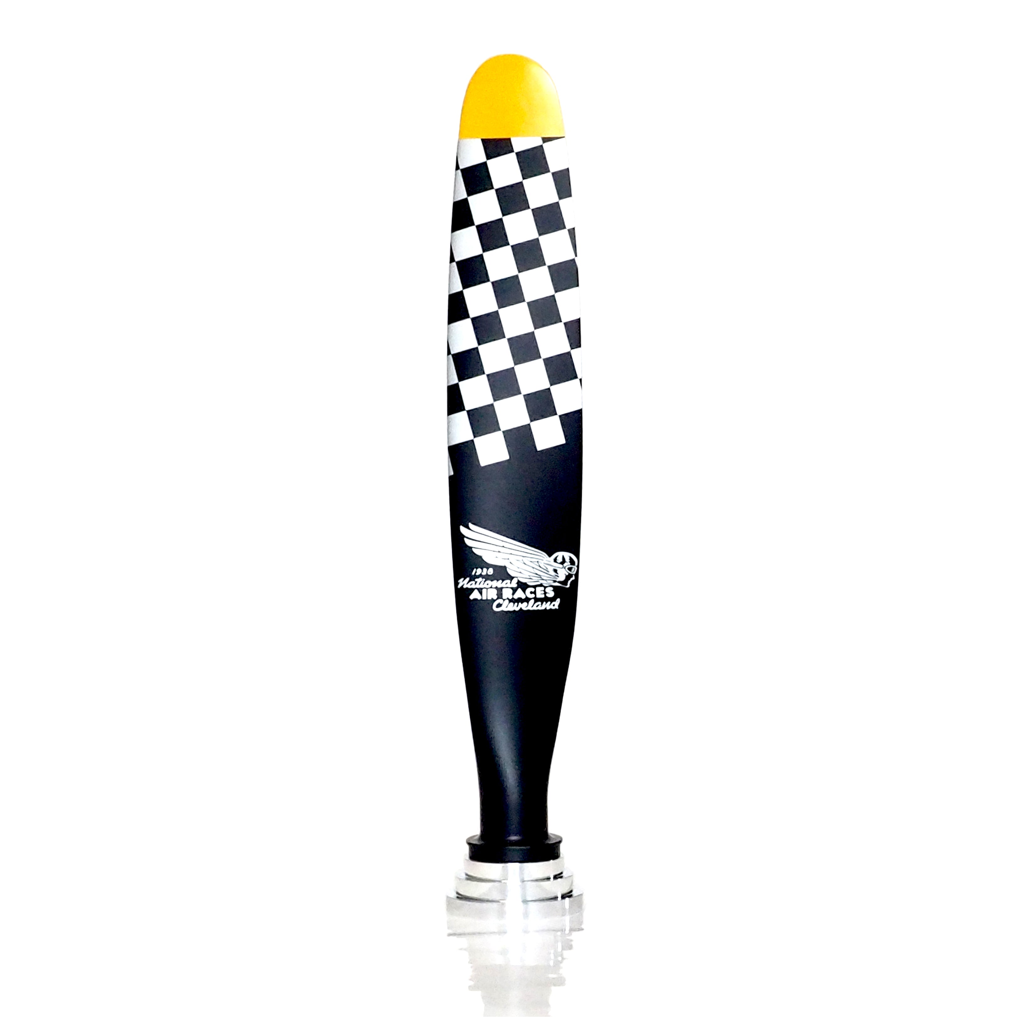 Propeller Trophy 1938 Cleveland Air Race Checkered Flag Airplane Propeller Trophy Blade ...
