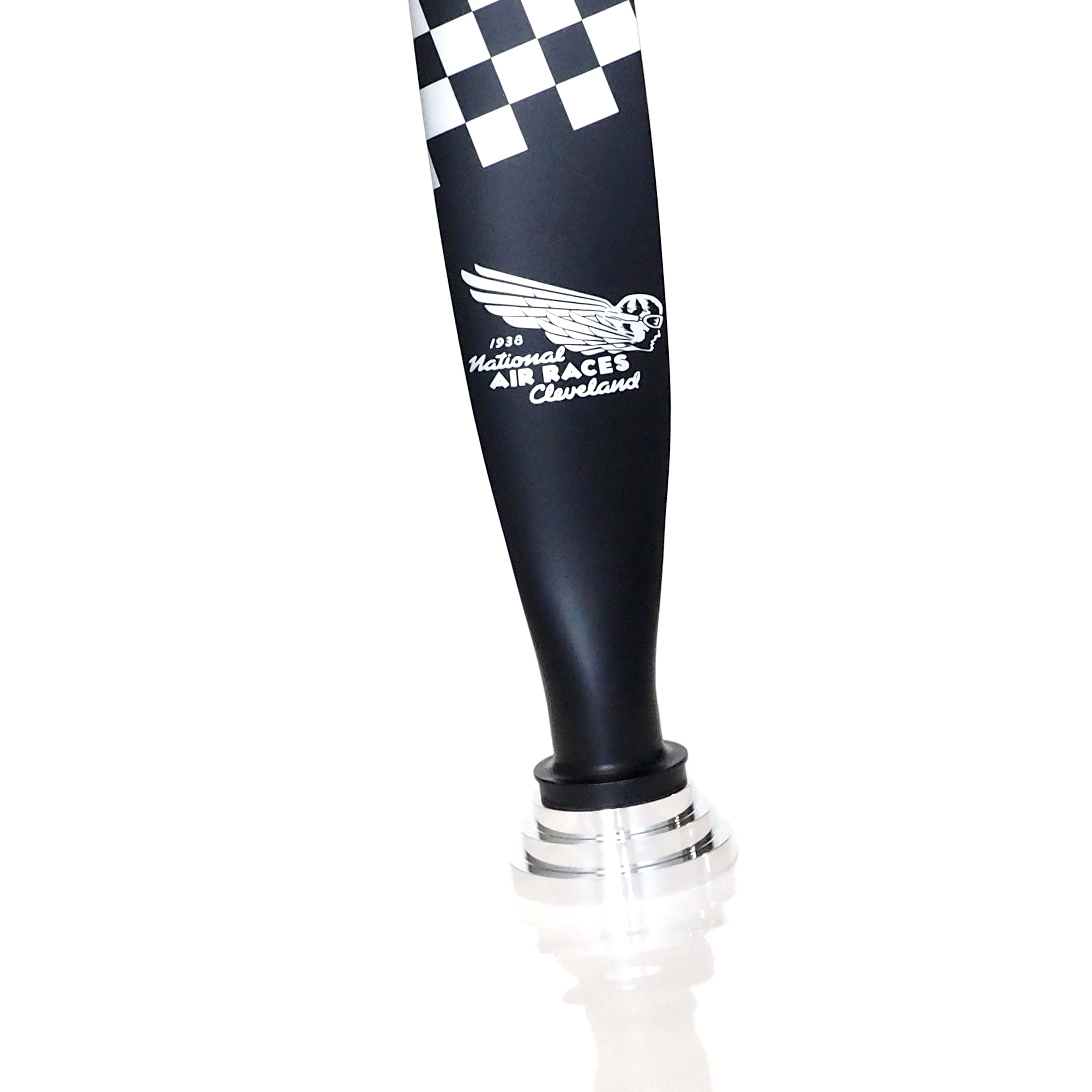 1938 Cleveland Air Race Checkered Flag Airplane Propeller Trophy Blade ...