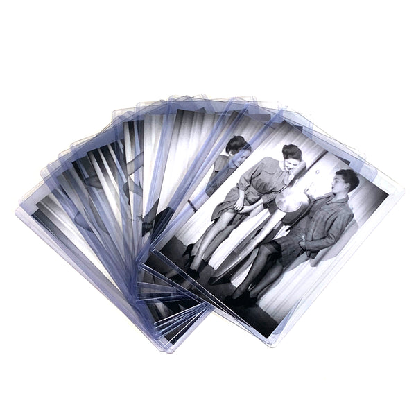 1940's Pinup Girls 12 Photo Collection Featuring Sensenich PT-22 Ryan Wooden Airplane Propeller