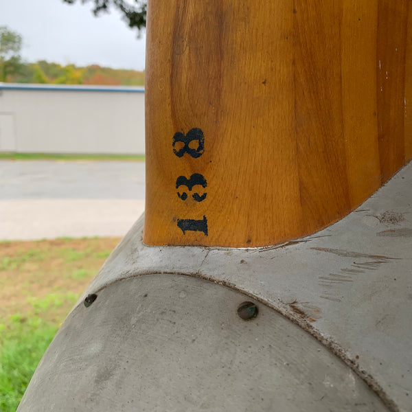 91" WWII Sensenich Ryan PT-22 Recruit Wooden Airplane Propeller w/ Spinner & Pinup Collection