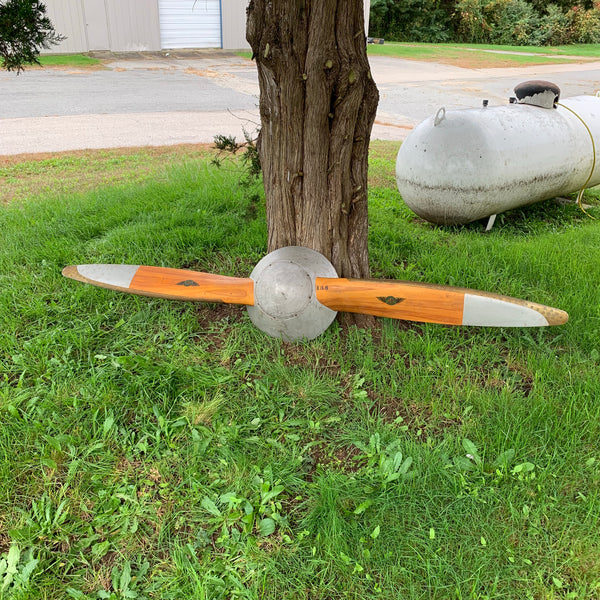 91" WWII Sensenich Ryan PT-22 Recruit Wooden Airplane Propeller w/ Spinner & Pinup Collection