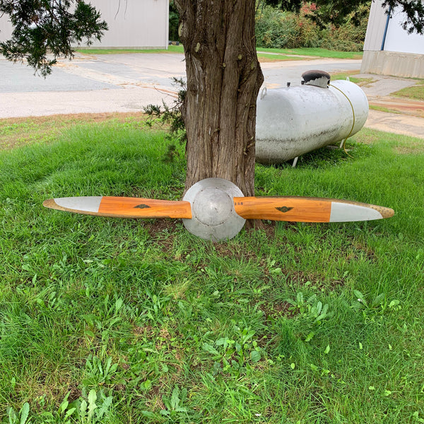 91" WWII Sensenich Ryan PT-22 Recruit Wooden Airplane Propeller w/ Spinner & Pinup Collection