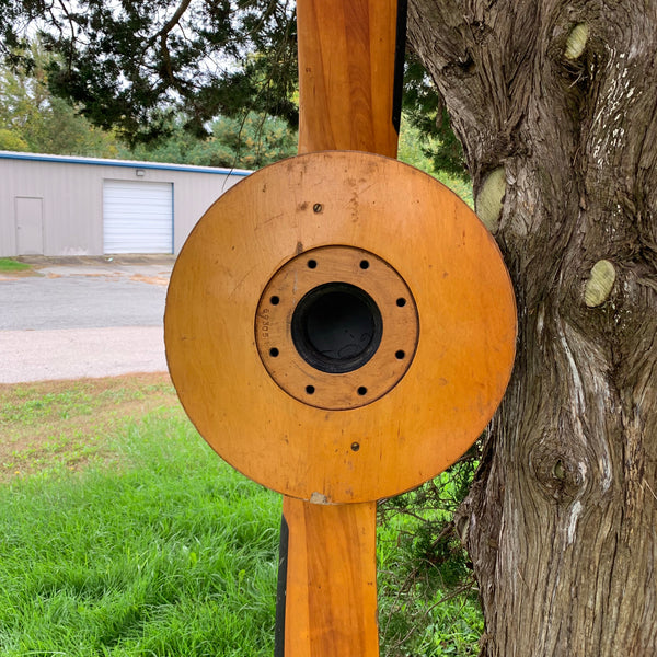 91" WWII Sensenich Ryan PT-22 Recruit Wooden Airplane Propeller w/ Spinner & Pinup Collection