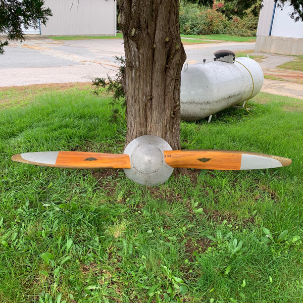 91" WWII Sensenich Ryan PT-22 Recruit Wooden Airplane Propeller w/ Spinner & Pinup Collection